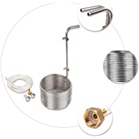 Los mejores  - BACOENG Enfriador para mosto de cerveza- Refrigerador de inmersión Acero inox 304- con 2 Mangueras de 150 cm